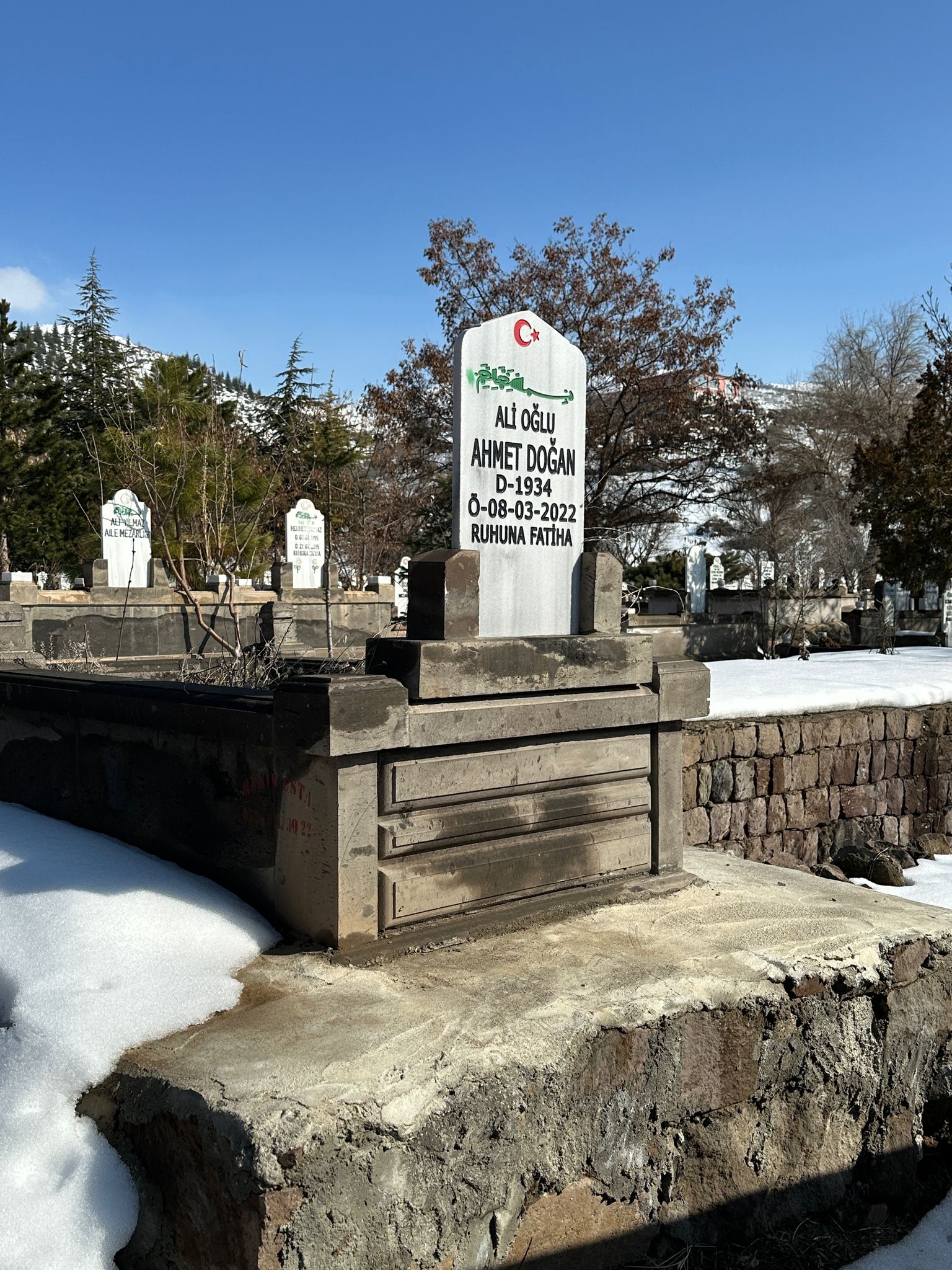 Mezar Taşı Fotoğrafı