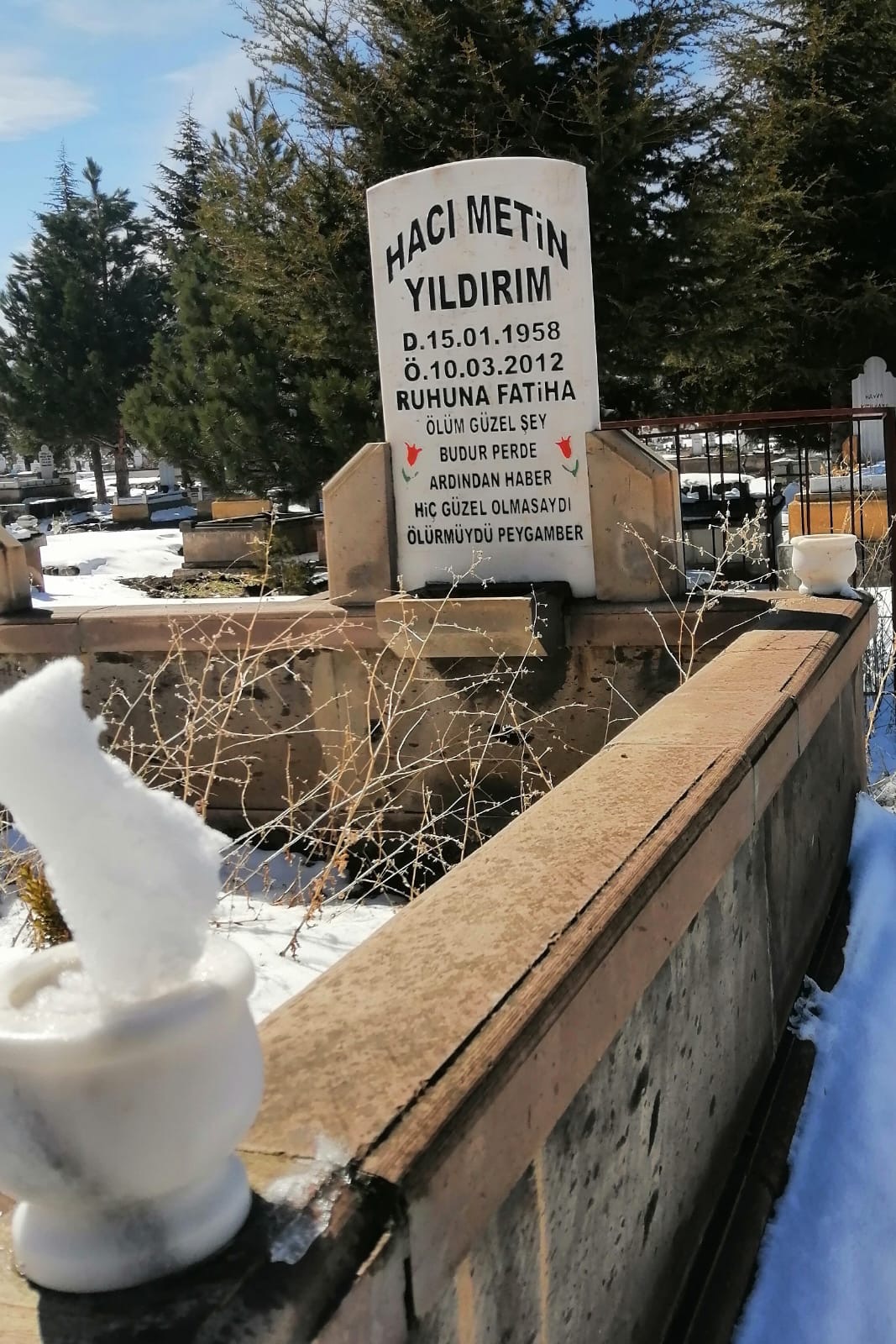 Mezar Taşı Fotoğrafı